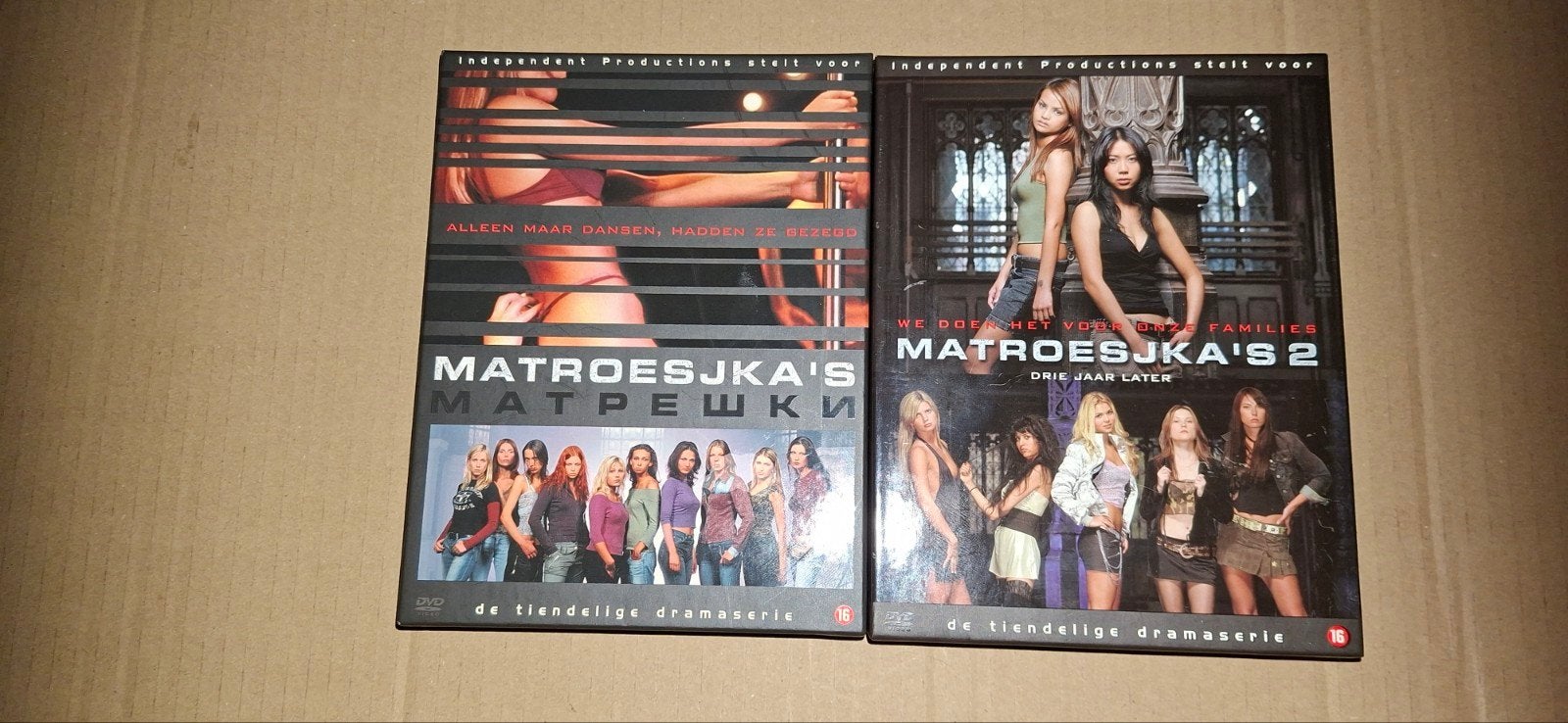 Matroesjka's Seizoen 1 & 2  boxset - complete Serie, Vanaf 16 jaar, Ophalen of Verzenden, Zo goed als nieuw, Drama