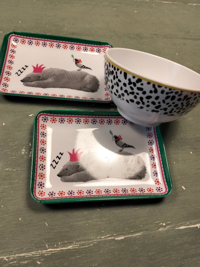 Melamine Schaaltjes, Overige materialen, Gebruikt, Ophalen of Verzenden, Schaal of Schalen
