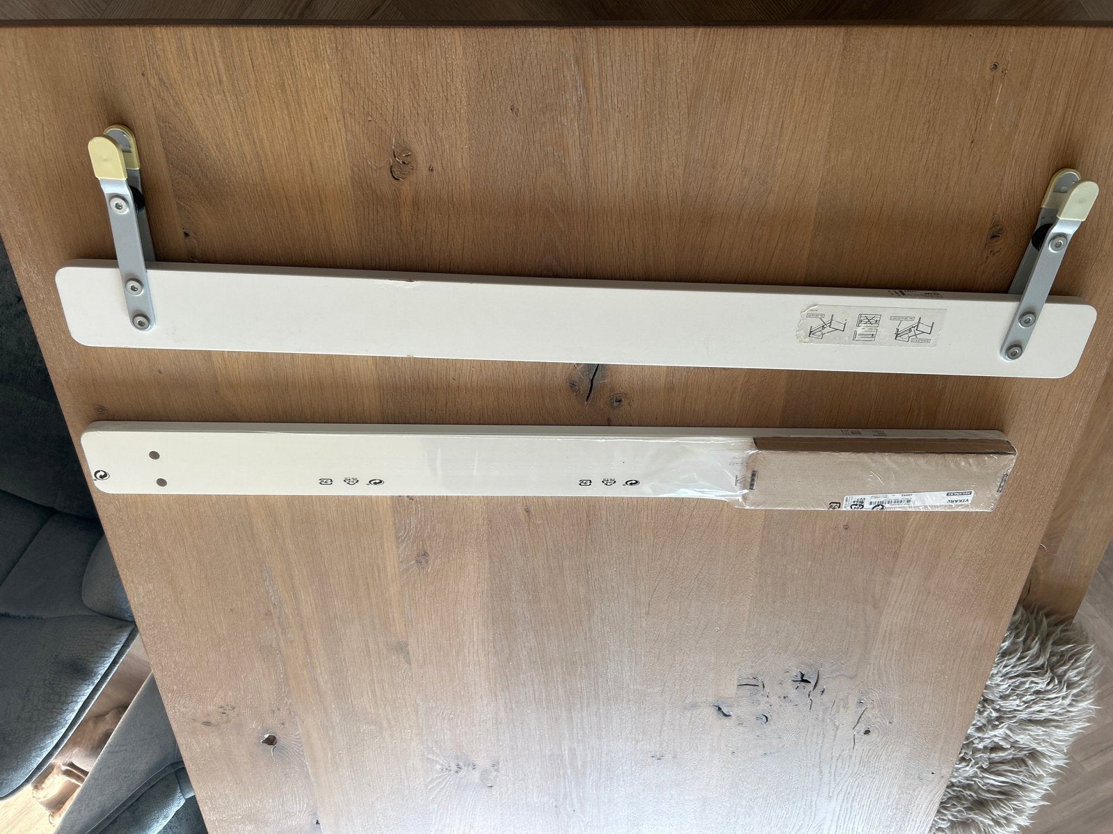 2x vikare Valhekje voor aan bed - 1x nieuw, 1x gebruikt, Overige materialen, Overige typen, Nieuw, Ophalen of Verzenden