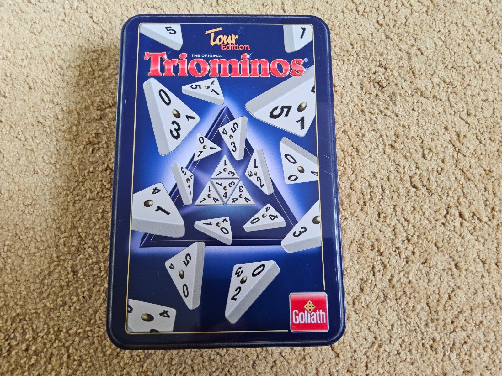Triominos Tour Edition -  nieuw, Een of twee spelers, Ophalen of Verzenden, Nieuw, Goliath