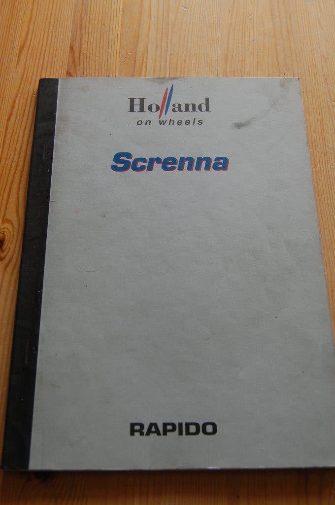 Rapido Screnna onderdelenboek, Ophalen of Verzenden