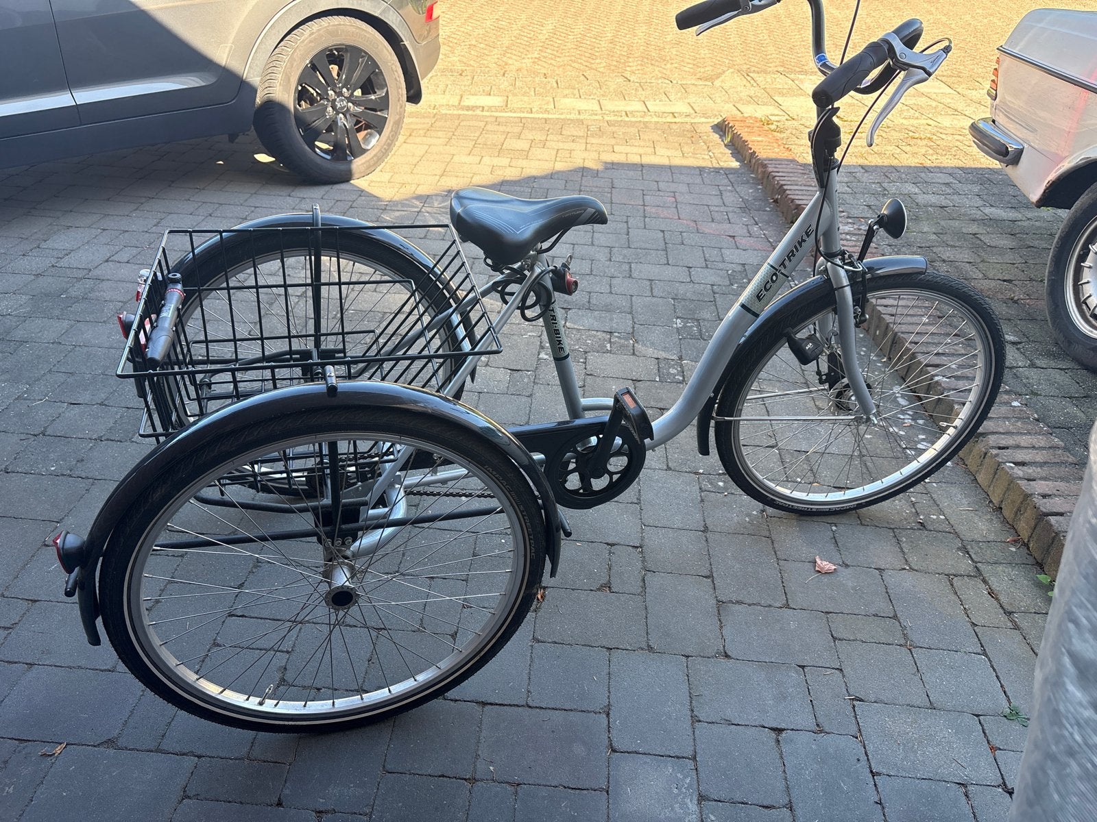 ECO TRIKE driewieler fiets met mand, Ophalen, Zo goed als nieuw, Velgrem