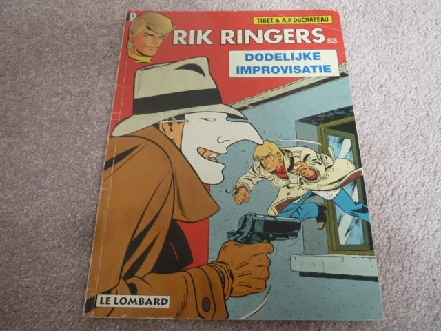 Rik Ringers nr. 53 Dodelijke improvisatie 1e druk 1994, Eén stripboek, Ophalen of Verzenden, Gelezen