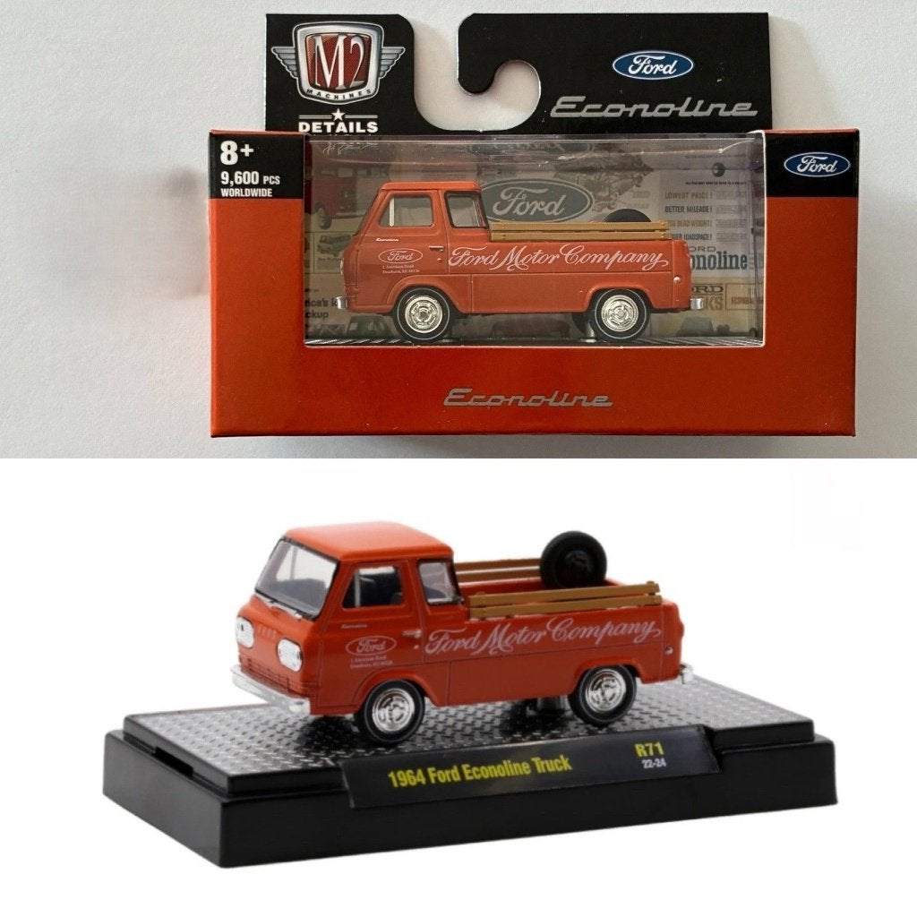1964 Ford Econoline Truck van M2 1/64 R71, Ophalen of Verzenden, Nieuw, Auto