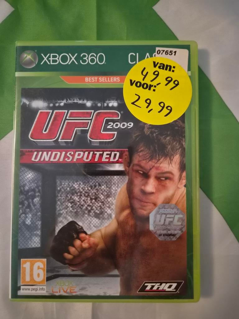 UFC 2009 Undisputed (Classics) - Xbox 360, Spelcomputers en Games, Games | Xbox Original, Zo goed als nieuw, Vechten, Vanaf 16 jaar