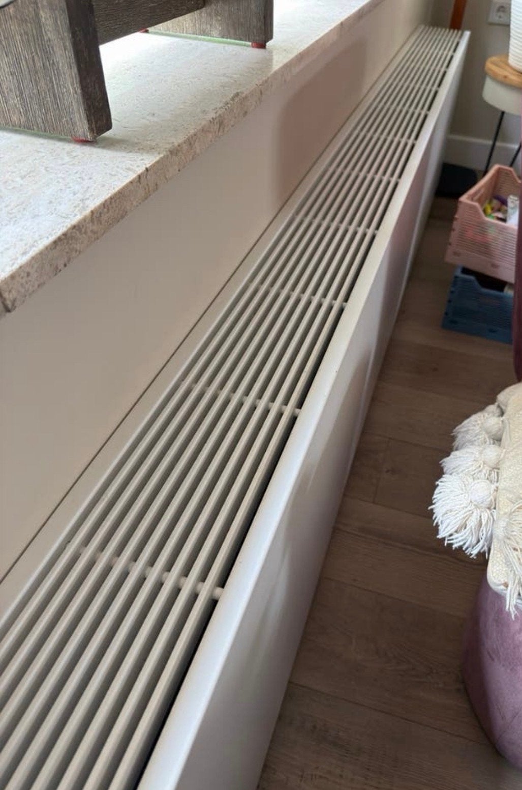 Jaga Strada Convector met ombouw - 280 cm lengte, Ophalen, Gebruikt, Minder dan 30 cm, Radiator