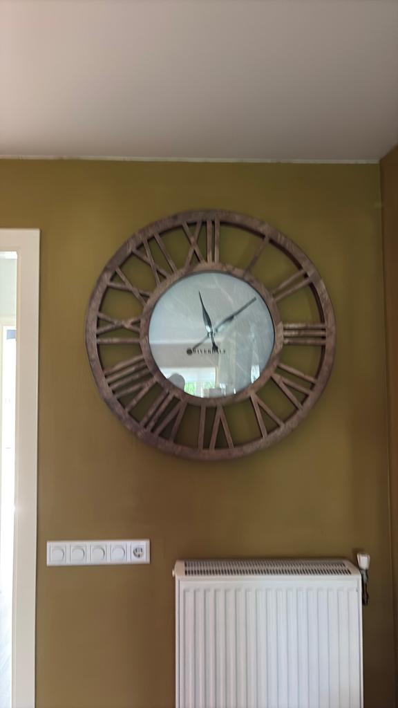 Riviera Maison klok, Ophalen of Verzenden, Zo goed als nieuw, Wandklok