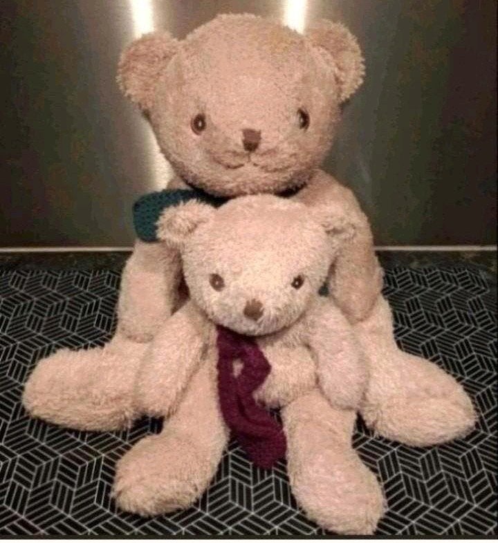 Mylene beren 40cm + 30cm groot vintage    nr8, Verzamelen, Ophalen, Stoffen beer, Overige merken