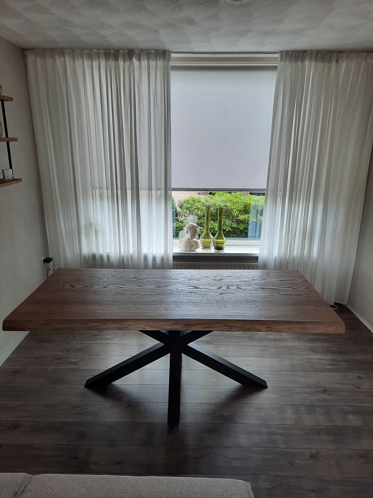 Industriële eettafel, Ophalen, 200 cm of meer, 50 tot 100 cm, Zo goed als nieuw