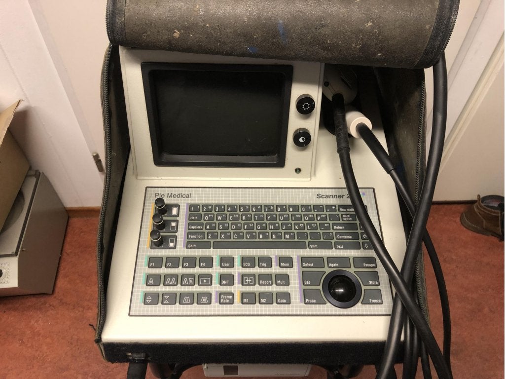 Mobiel echotoestel Pie Medical Scanner 200 met 4 probes, Gebruikt, Niet ingevuld, Niet ingevuld, Ophalen