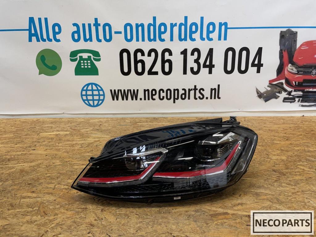 VW GOLF 7 FACELIFT GTI VOL LED KOPLAMP LINKS 5G1941081E, Auto-onderdelen, Verlichting, -, -, -