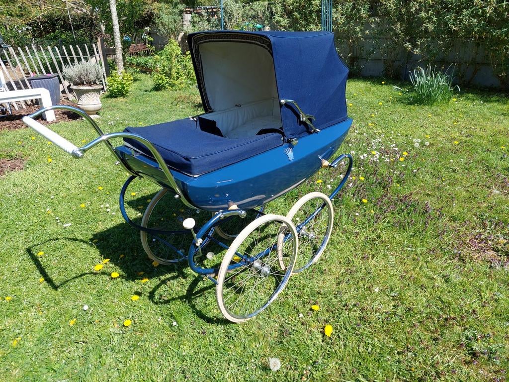 Vintage Pedigree Valiant Kinderwagen 1969 - Blauw, Ophalen, Gebruikt, Kinderwagen, Overige merken