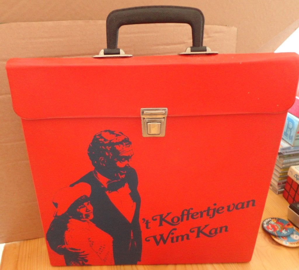 't koffertje van Wim Kan ( 2 LP's- 2 boeken -krantje ), Cd's en Dvd's, Vinyl Singles, Gebruikt, Ophalen of Verzenden, 12 inch