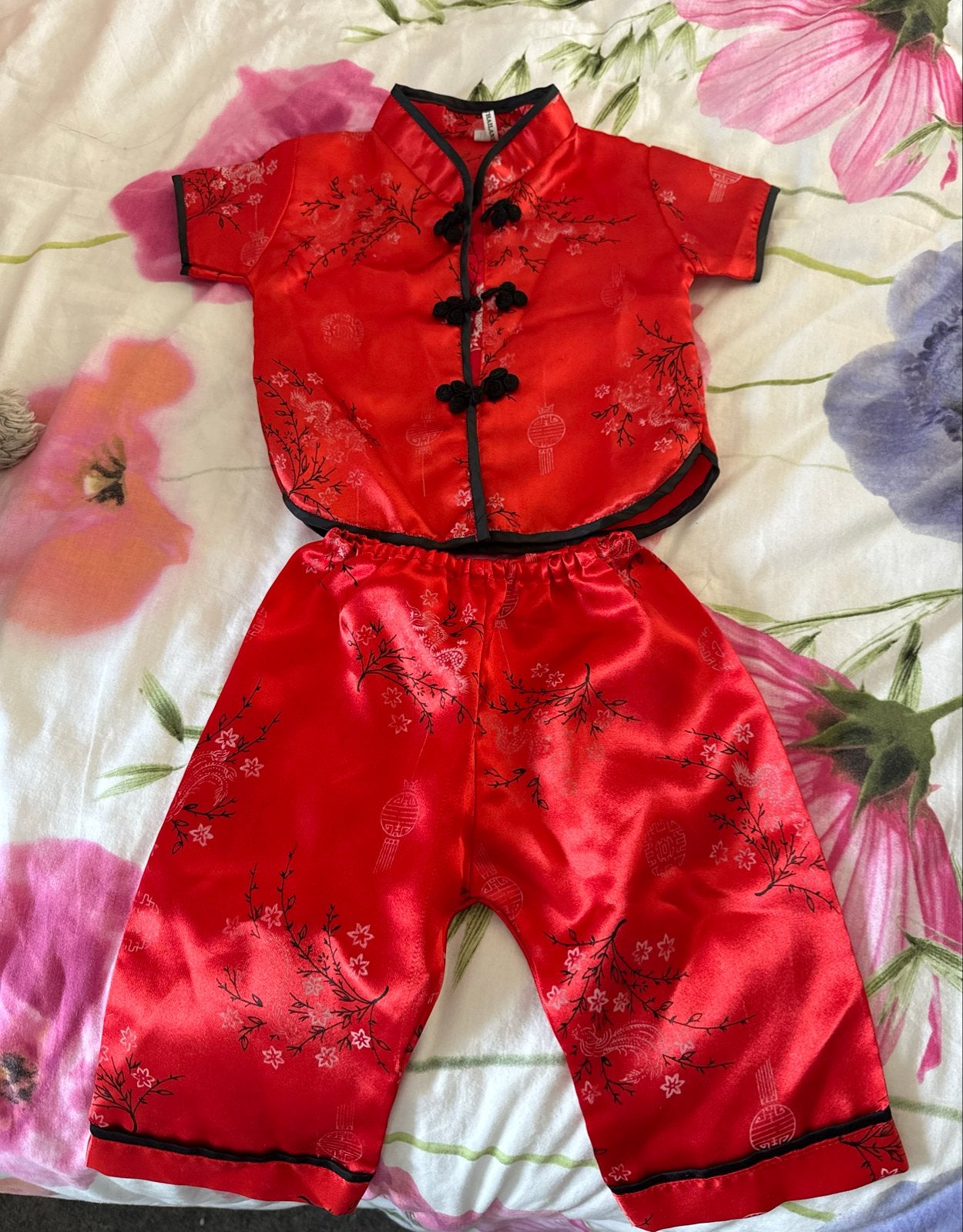 Rode Chinese pyjama voor kinderen - Nieuw, Ophalen of Verzenden, Nieuw, Jongetje of Meisje
