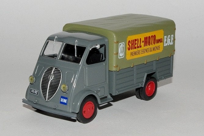 Peugeot DMA ferrailleur Shell olie Garage Moderne 1:43, Hobby en Vrije tijd, Modelauto's | 1:43, Ophalen of Verzenden, Nieuw, Auto