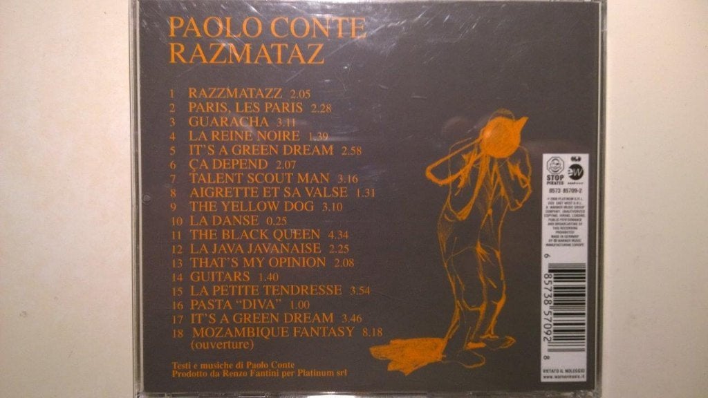 Paolo Conte - Razmataz, Ophalen of Verzenden, Zo goed als nieuw, Jazz, Album