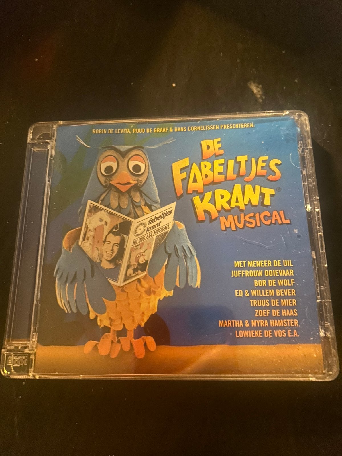 DE FABELTJES KRANT musical CD, Alle leeftijden, Ophalen of Verzenden, Zo goed als nieuw