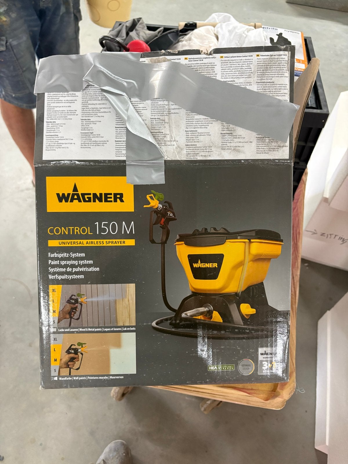 Nieuwe Wagner Control 150 M Verfspuit - Ongebruikt, Ophalen of Verzenden, Nieuw, Verfspuit of Verfpomp