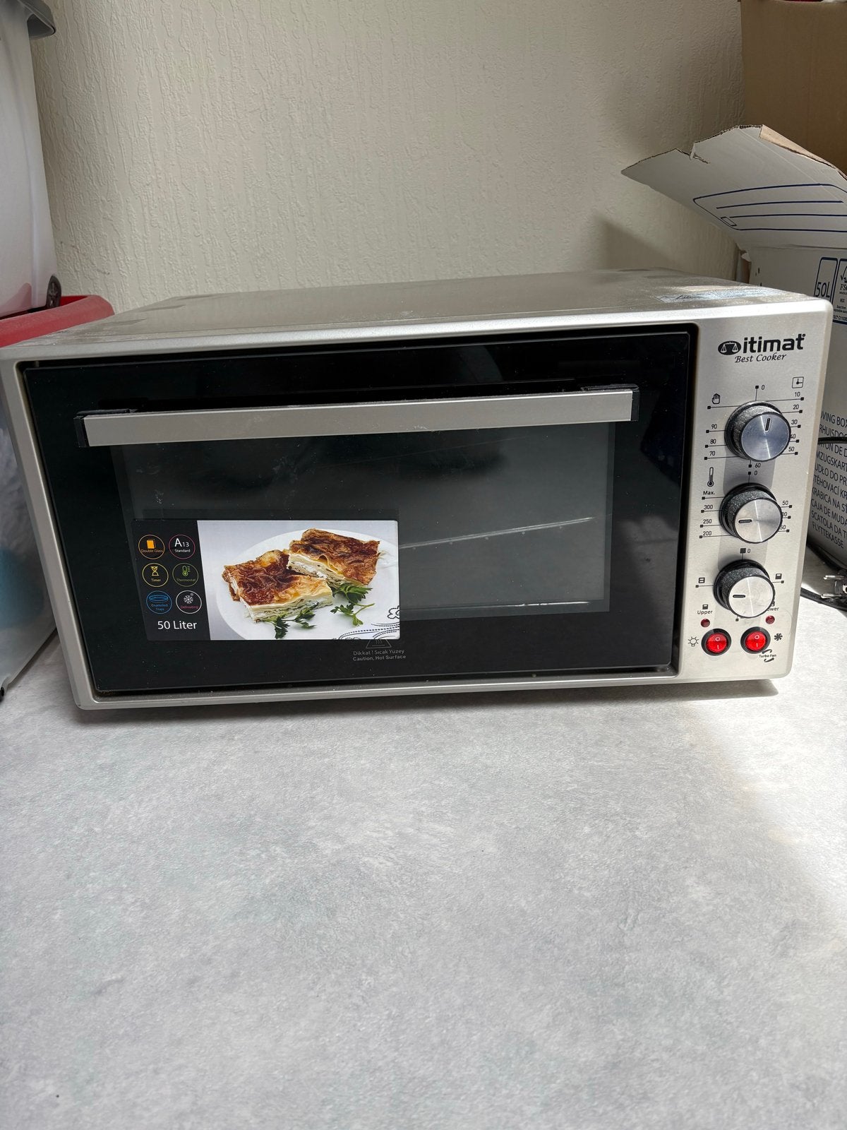 Itimat Mini Oven 50 Liter - Zo goed als nieuw, Minder dan 45 cm, Overige merken, Ophalen of Verzenden, Zo goed als nieuw