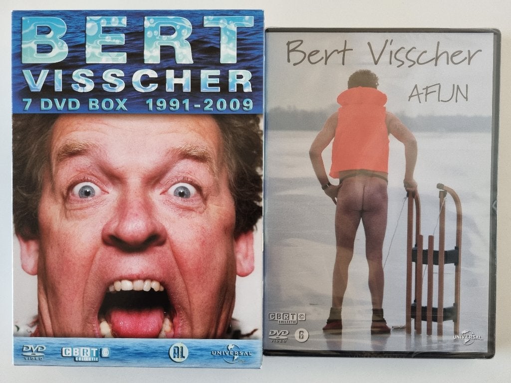 8x Bert Visscher, Alle leeftijden, Ophalen of Verzenden, Zo goed als nieuw, Stand-up of Theatershow