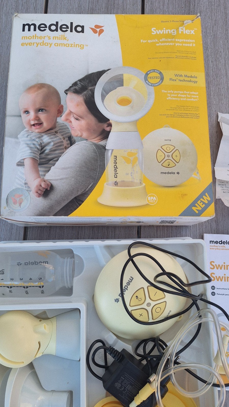 medela borstkollf, Kinderen en Baby's, Babyvoeding en Toebehoren, Ophalen of Verzenden, Zo goed als nieuw, Borstkolf