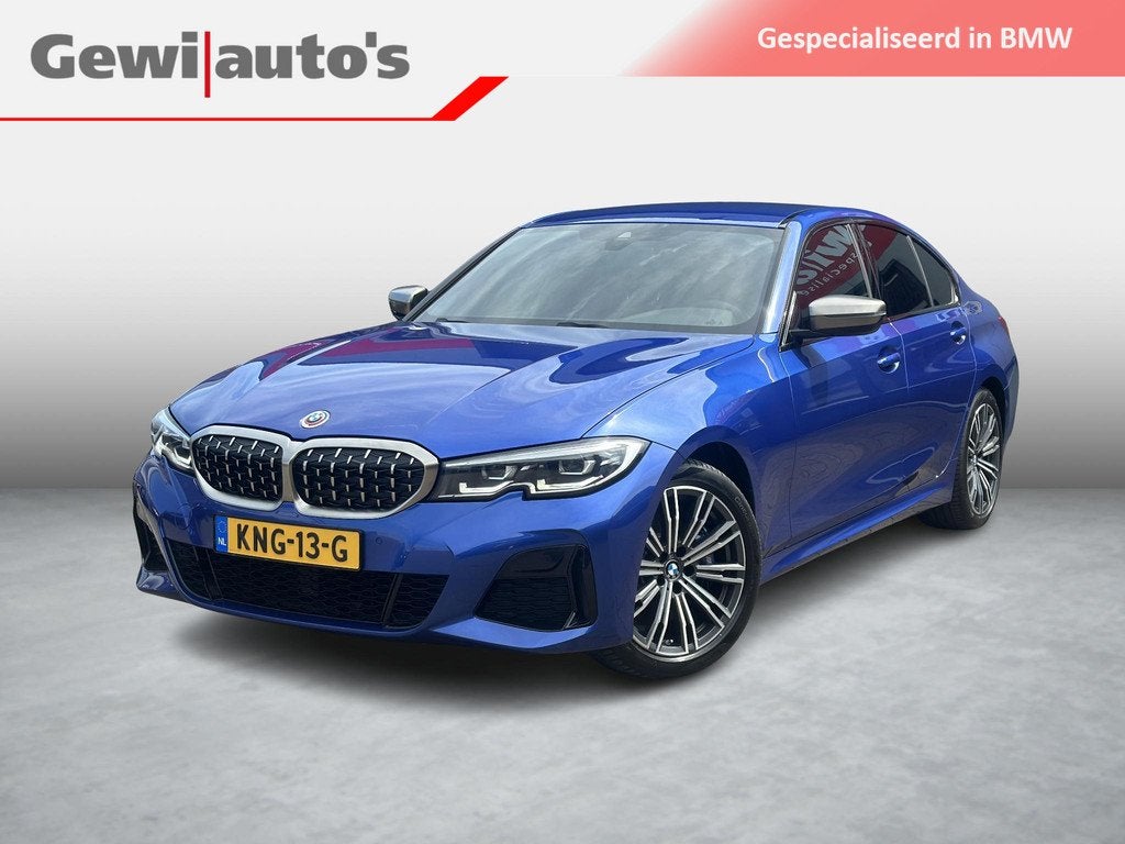 BMW 3-serie M340i xDrive M-Sport, Auto's, BMW, Automaat, Euro 6, Blauw, Bedrijf