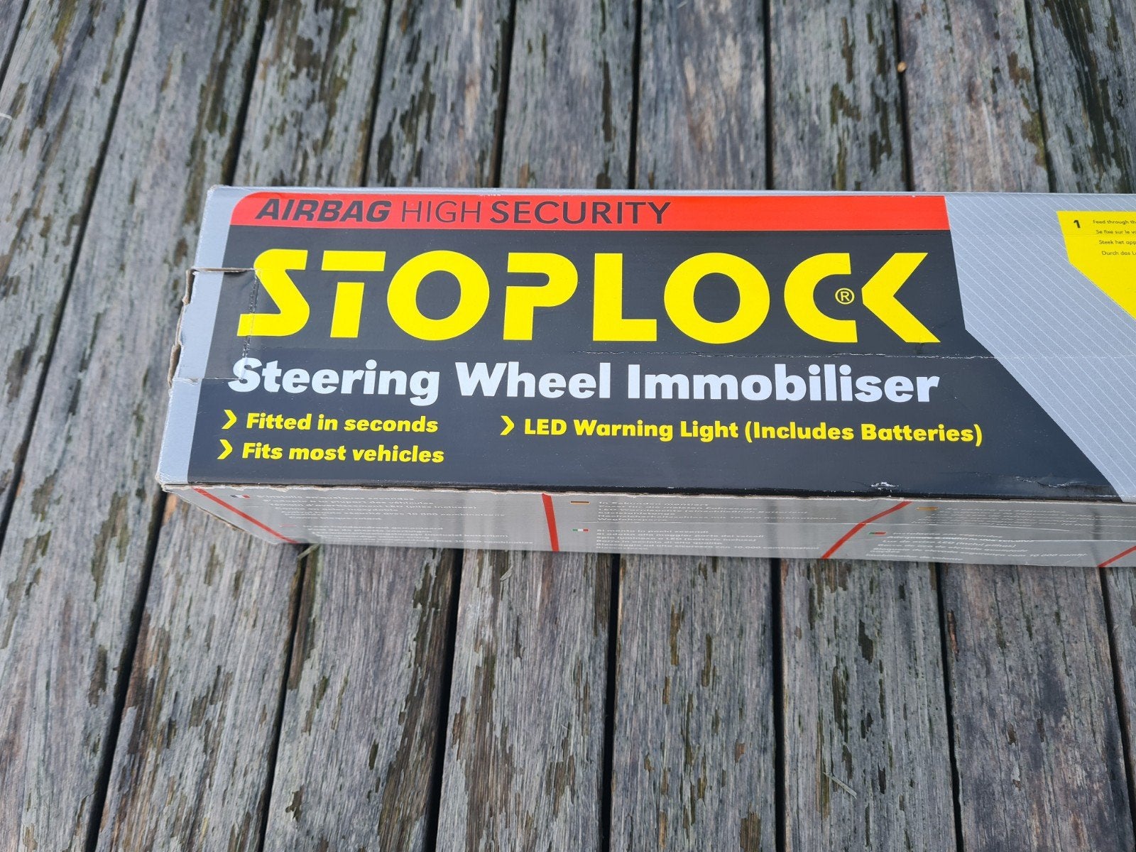 Stoplock 3 Stuurslot - Optimale Beveiliging, Ophalen of Verzenden, Nieuw