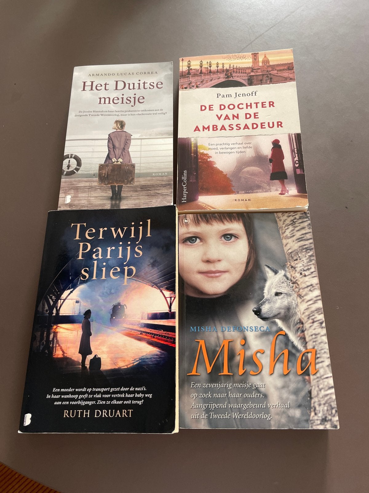 4 Romans over WOII: Het Duitse Meisje, De Dochter van de Amb, Ophalen of Verzenden, Gelezen, Nederland
