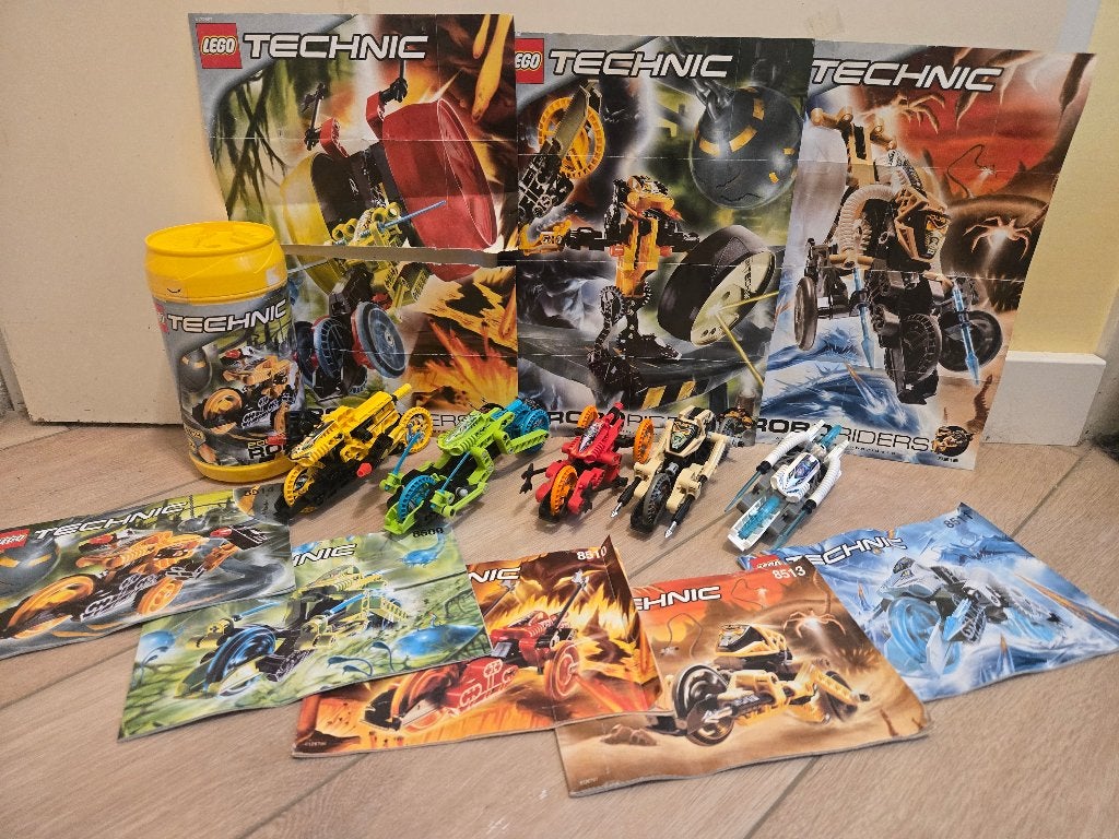 Lego Roboriders Pakket, Gebruikt, Overige thema's, Compleet, Lego