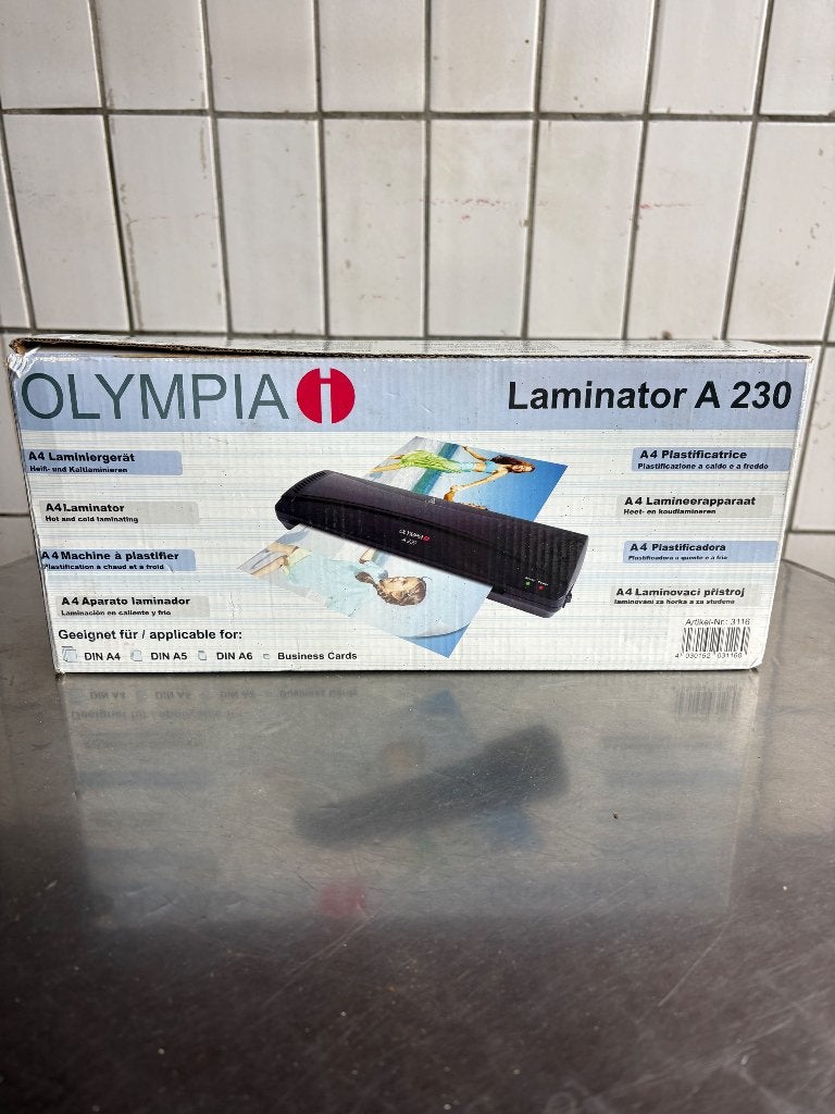 Laminator, Ophalen, Nieuw