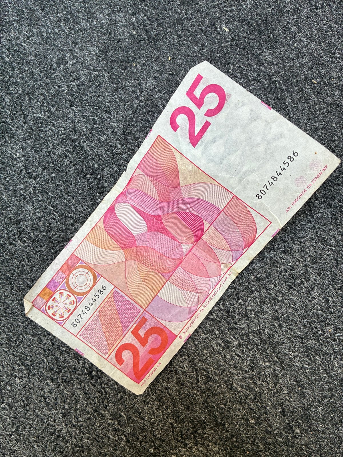 Geeltje! (25 Gulden biljet 1971 - Jan Pieterszoon Sweelinck), Ophalen of Verzenden, 25 gulden, Los biljet