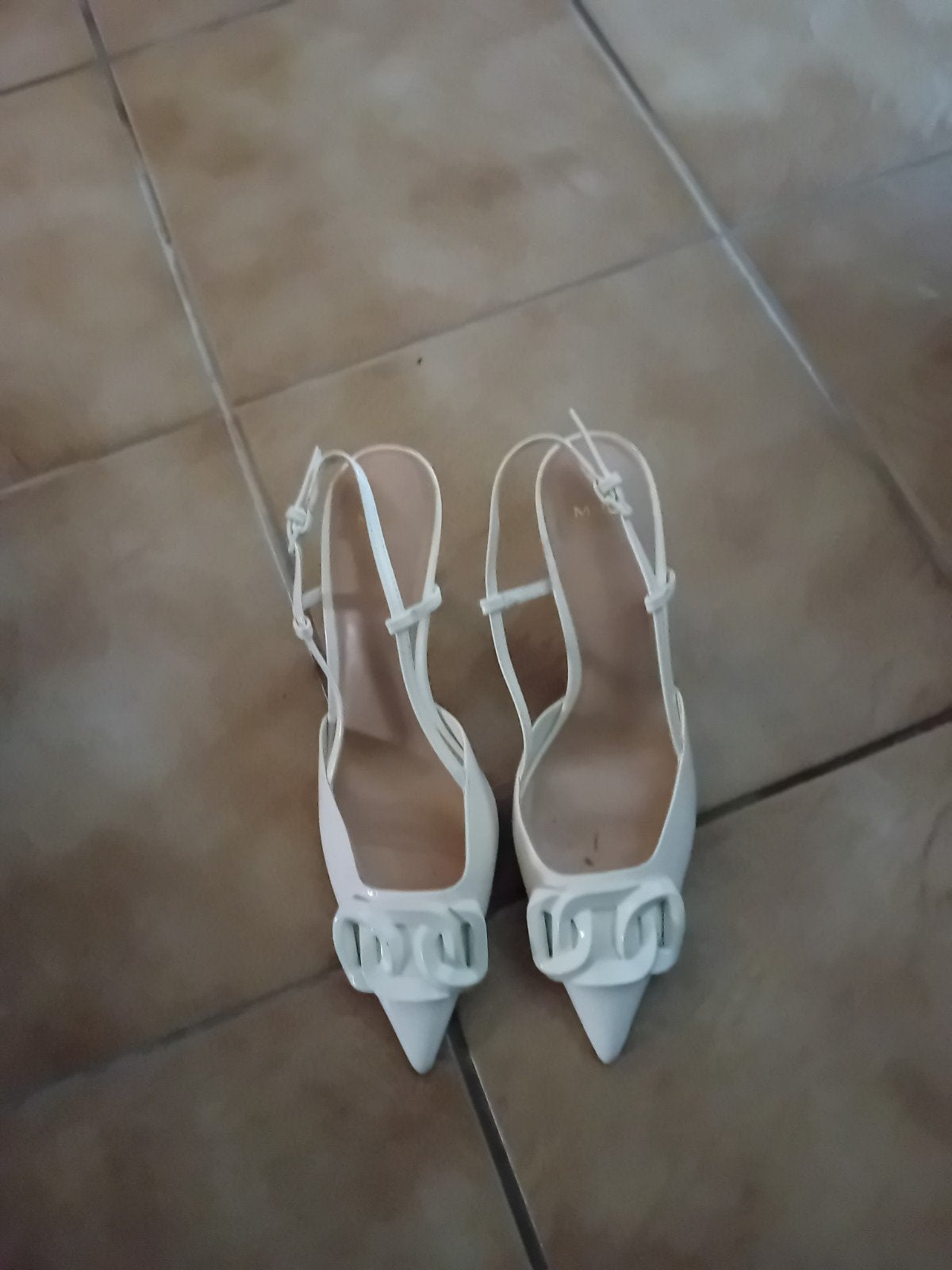 Mango witte pumps maat 37, Pumps, Mango, Wit, Ophalen of Verzenden