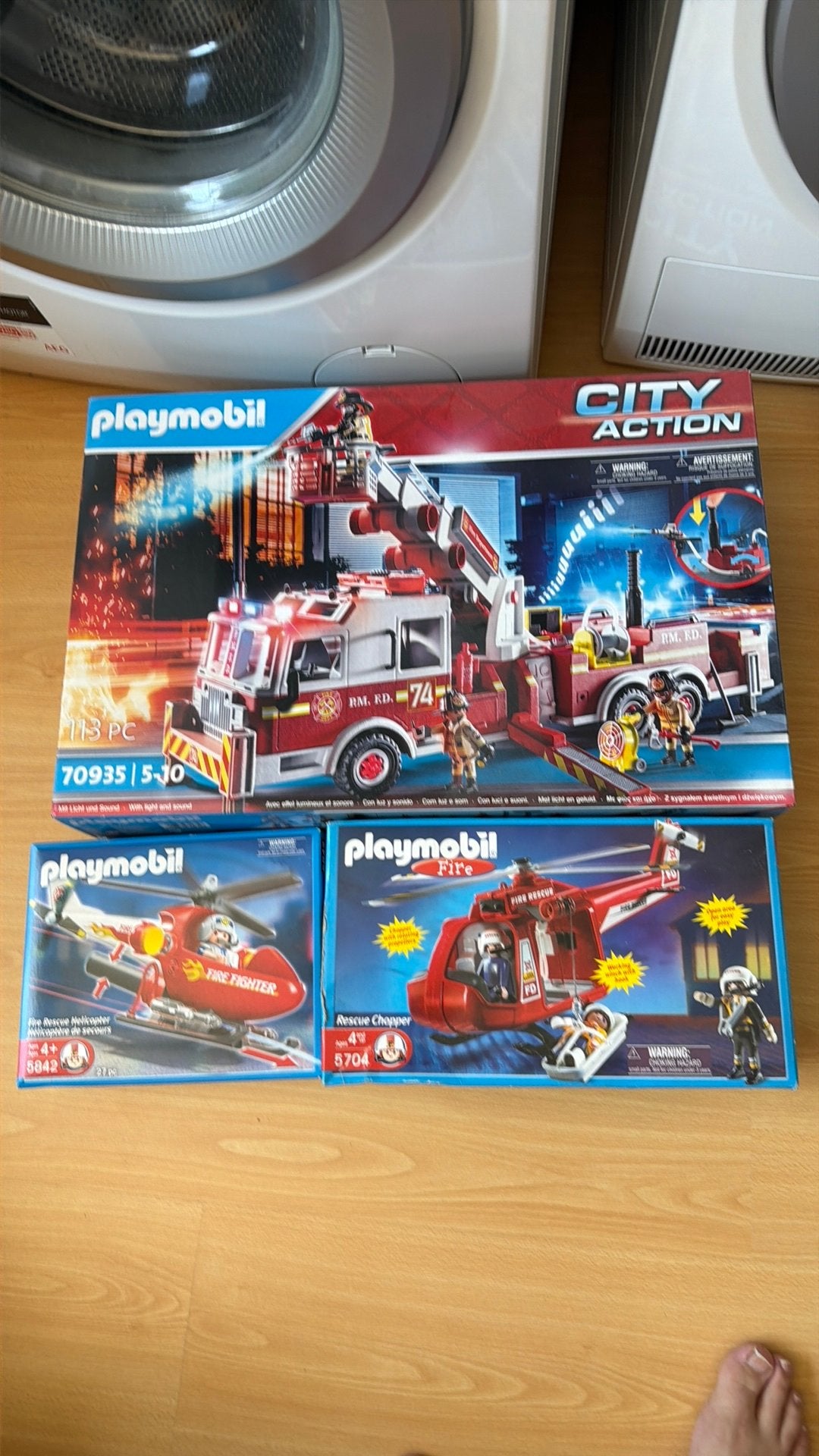 playmobil brandweer, Ophalen of Verzenden, Nieuw