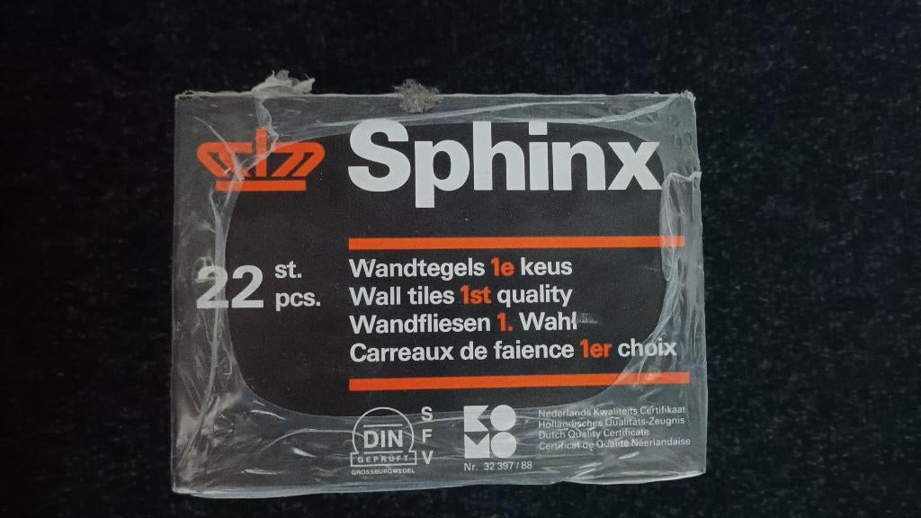sphinx tegels, Ophalen, Nieuw, Minder dan 20 cm, Minder dan 20 cm