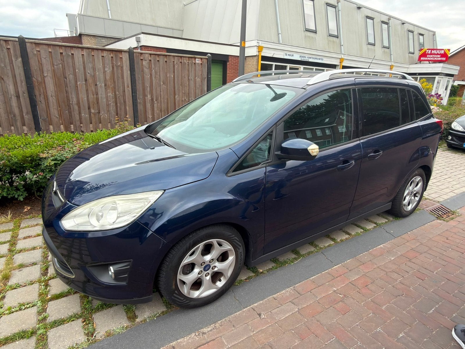 Ford Grand C-Max 1.6 Ecoboost 110KW 2012 Blauw 7 personen, Auto's, Ford, Voorwielaandrijving, 4 cilinders, Blauw, 7 stoelen