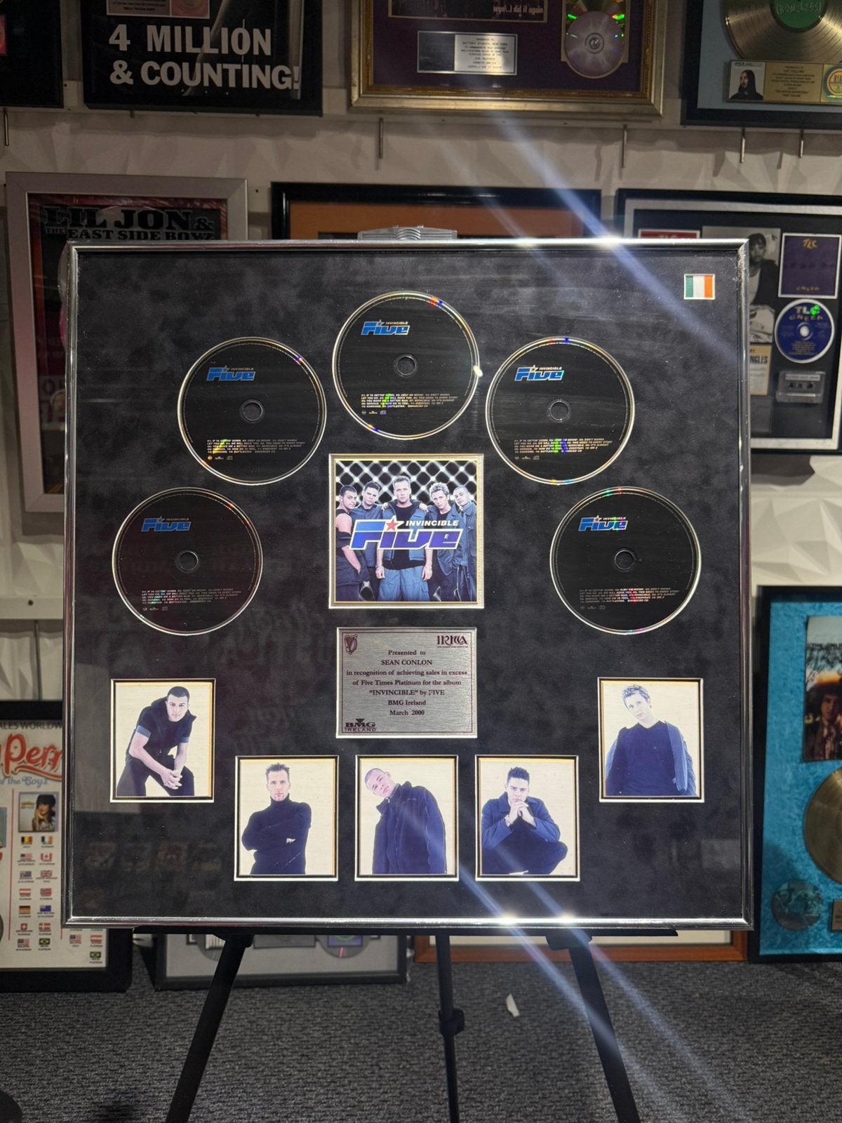 Five - Invinceble 5x Platina Award uitgereikt aan artiest!, Ophalen of Verzenden, Zo goed als nieuw, Cd of Plaat