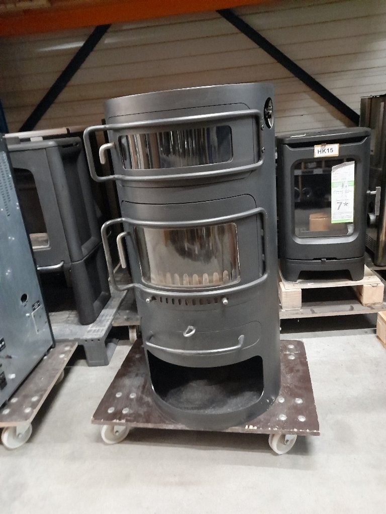 Houtkachel ABC met oven Gebruikt, Ophalen, Gebruikt, Houtkachel, Vrijstaand