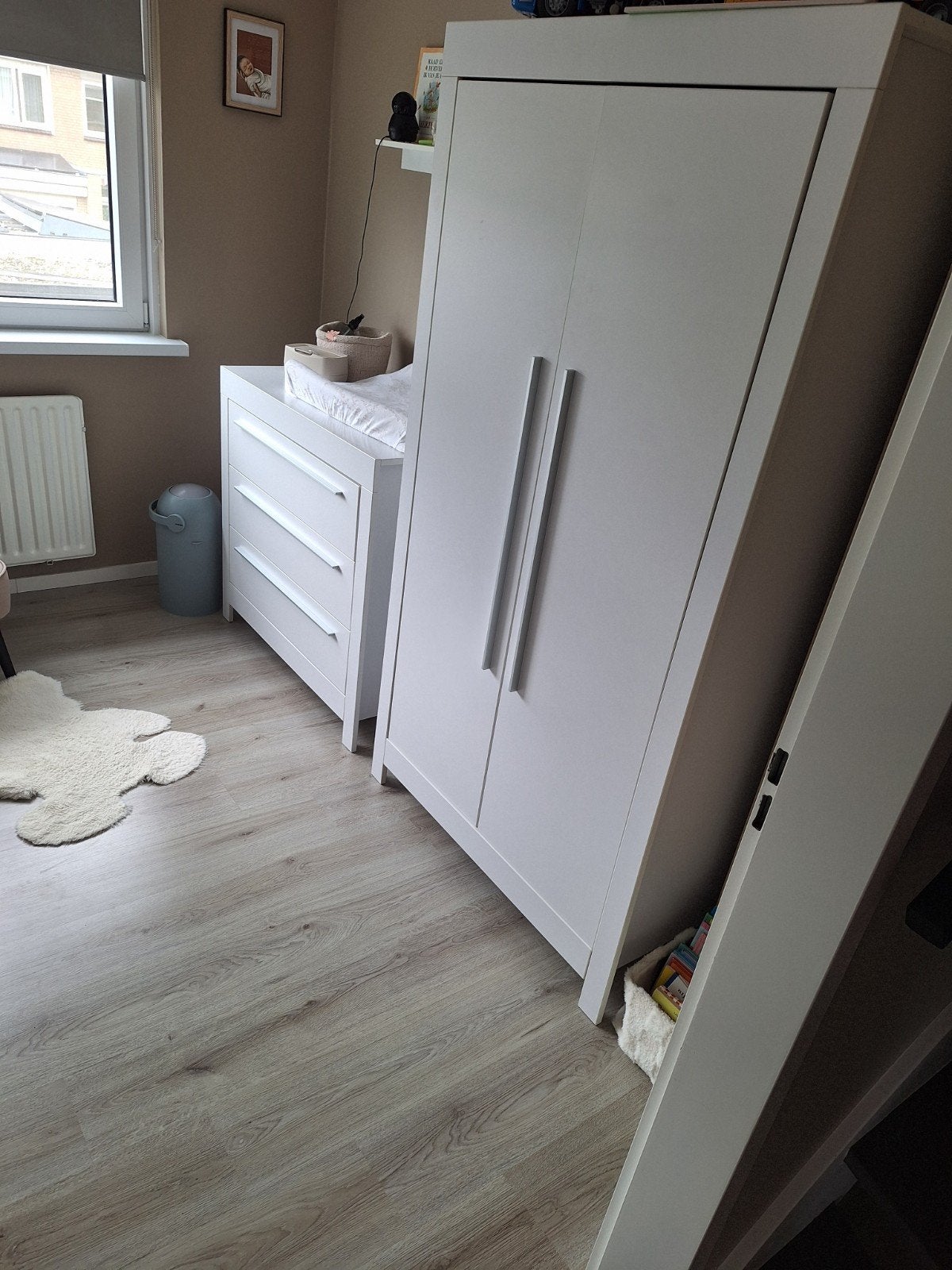 Complete TWF babykamer wit incl. plank en Aerosleep matras, Ophalen, Gebruikt, Jongetje of Meisje