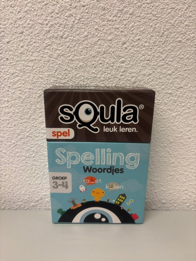 Squla spelling woordjes groep 3-4. Spelend leren. Als nieuw!, Ophalen, Zo goed als nieuw, Taal en Lezen