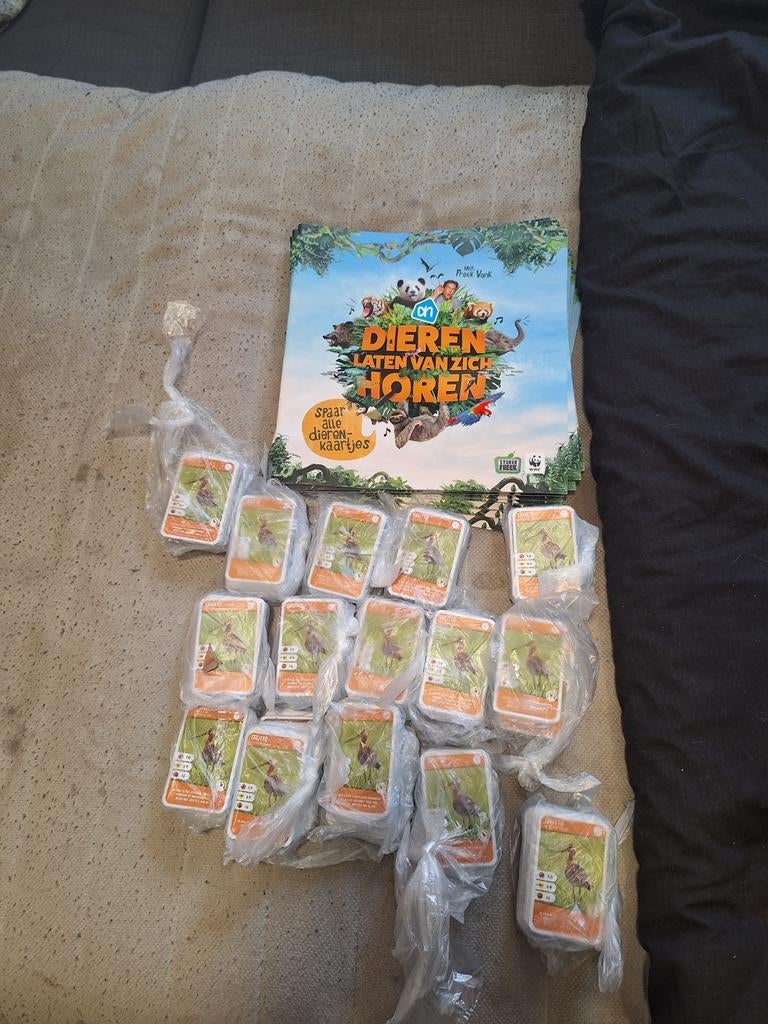 AH Dieren Laten Van Zich Horen spaaractie (boek + kaarten), Albert Heijn, Ophalen