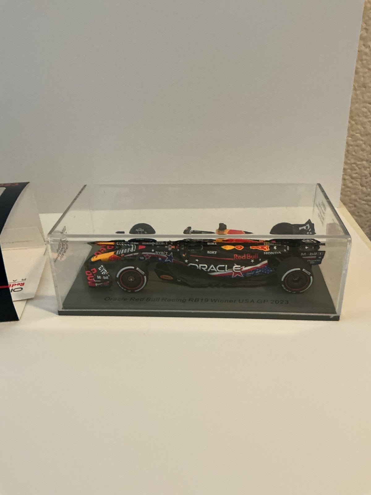 Max Verstappen Red Bull RB19 Austin Special Livery 2023, Ophalen of Verzenden, Nieuw, Auto