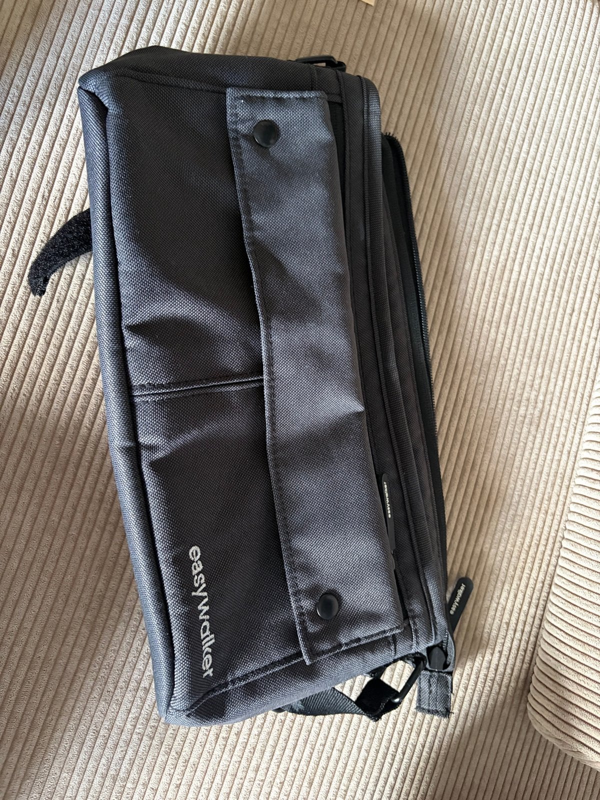 Easywalker Organizer voor kinderwagen, Ophalen, Zwart, Organizer, Bevestiging voor kinderwagen