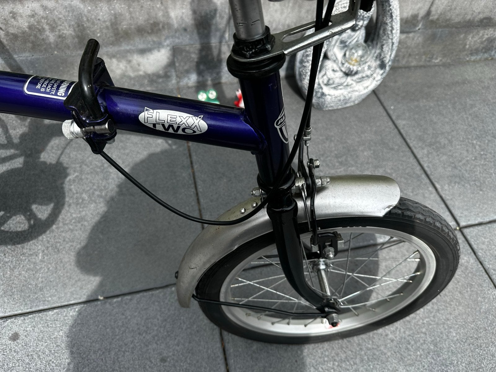 Flexx Two opvouwbare fiets - Compact en handig, Gebruikt, Velgrem, Versnellingen, Dames