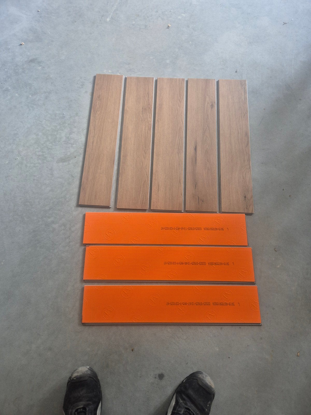 Nieuw PVC laminaat 108m² - 125x650x5,5mm, 50 tot 150 cm, Nieuw, Ophalen of Verzenden, 10 m² of meer