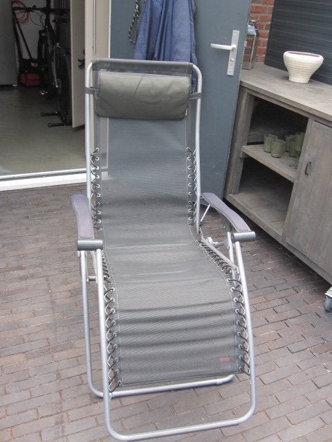 Ligstoel Lafuma, Ophalen of Verzenden, Zo goed als nieuw, Aluminium