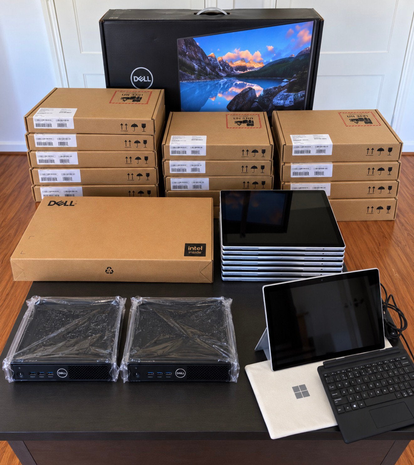 Partij Surface Pro 10/11 + Dell PB14250 Pro NIEUW, Ophalen, Qwerty, 13 inch, Nieuw