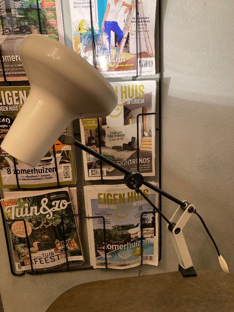 Vintage retro design IKEA jaren 80 1210 lamp bureaulamp lamp, Ophalen of Verzenden, Zo goed als nieuw, Vintage industrieel, Minder dan 50 cm