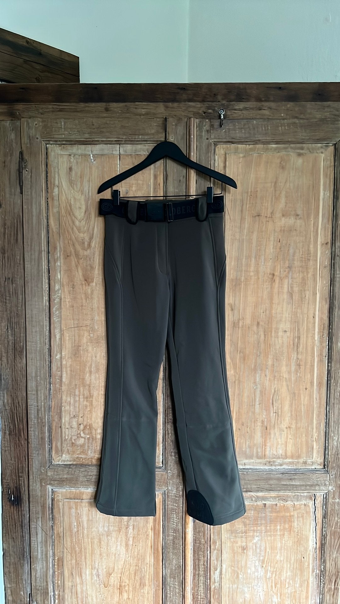 Goldbergh ski broek skibroek army groen 38 M, Ophalen of Verzenden, Zo goed als nieuw, Maat 38/40 (M), Broek