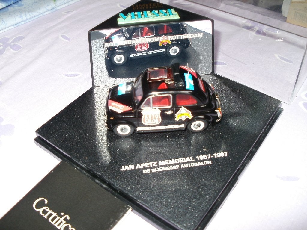 Vitesse Limited Edition Fiat 500 1972 beperkte uitgave., Hobby en Vrije tijd, Modelauto's | 1:32, Ophalen of Verzenden, Zo goed als nieuw