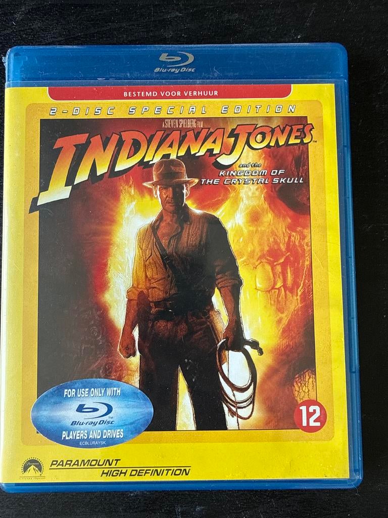 Indiana Jones and the Kingdom of the Crystal Skull Blu-ray, Cd's en Dvd's, Blu-ray, Ophalen of Verzenden, Zo goed als nieuw, Avontuur